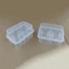 3mL Peptide Vial Case Plastic Microtube Storage Box Stackable Clear Freezer Tube Box Refrigerator Organizer Diabetic Supplies