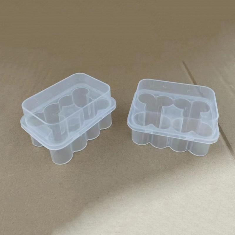 3mL Peptide Vial Case Plastic Microtube Storage Box Stackable Clear Freezer Tube Box Refrigerator Organizer Diabetic Supplies