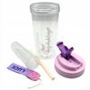 Water Bottle Drink With Straw Durable With Graduated Filter 600 Ml
