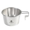 600ml/20.29oz Stainless Steel Sierra Cup Silver Deep Sierra Cup Durable Sierra Cup  Outdoor Camping