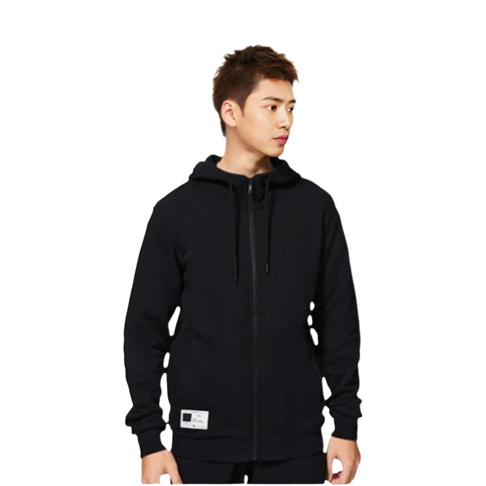 Li-Ning Label Logo Hooded Jacket 'Black' Men's AWDSB17-1