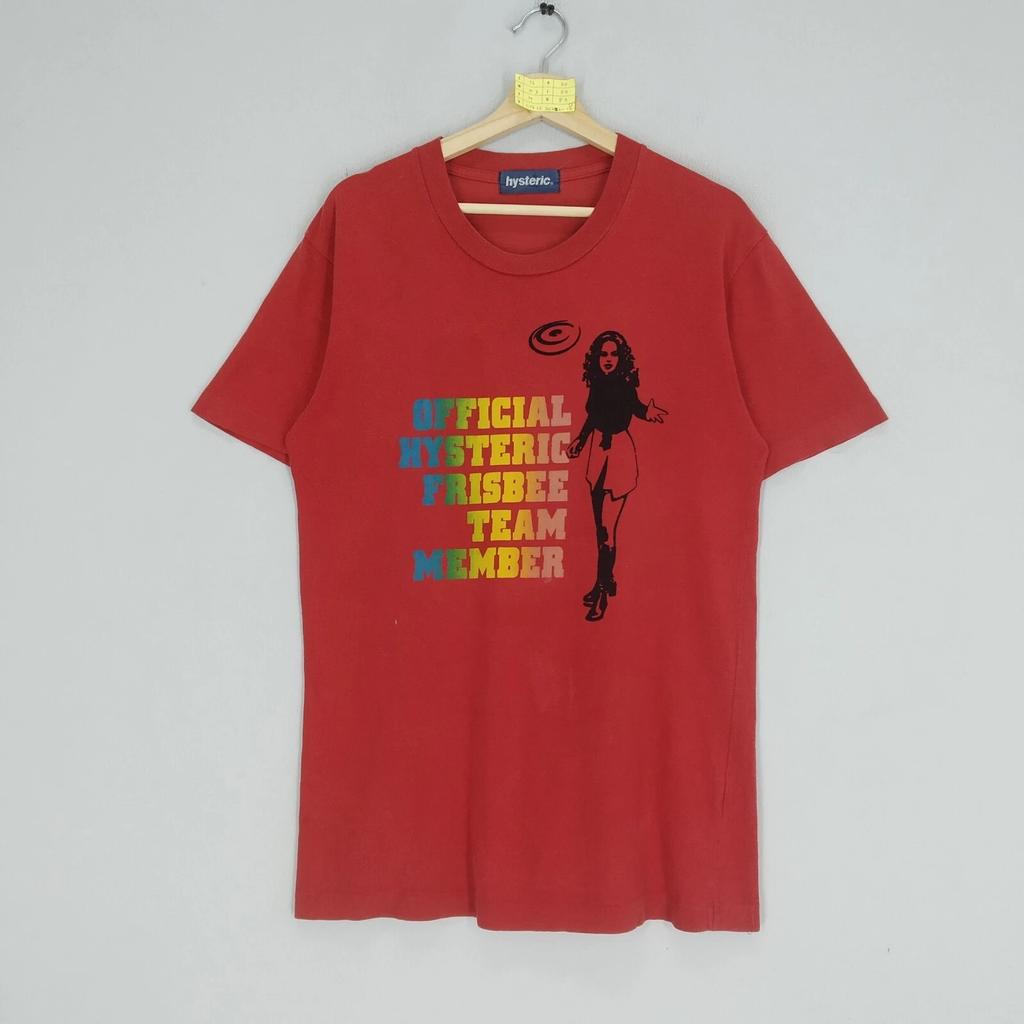 Винтажная футболка 90-х Hysteric Glamour Япония Член команды Hysteric Frisbee