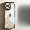 Применимо к безрамочным гальваническим чехлам для телефонов iPhone15, Сверхтонкий жесткий чехол из поликарбоната для Apple 16promax 14 с защитной пленкой для объектива