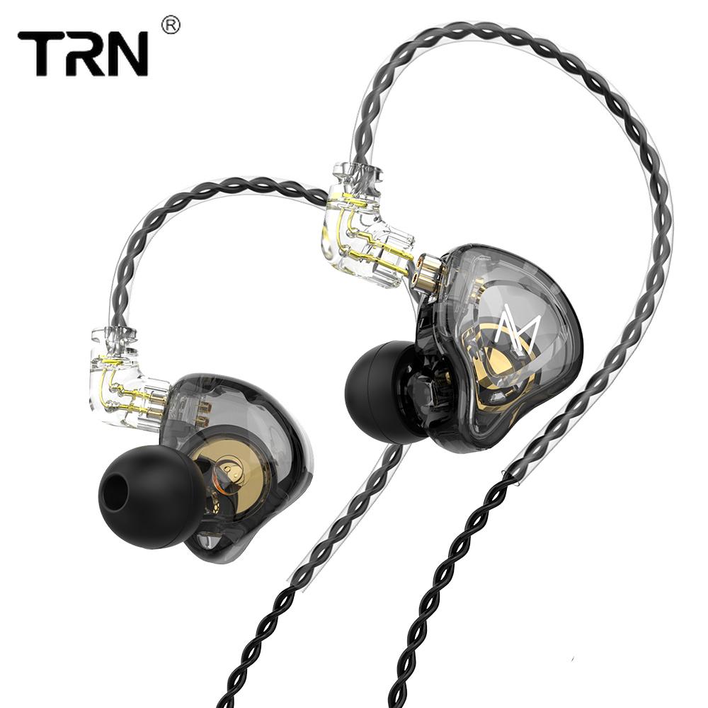 TRN MT1 Наушники-вкладыши HIFI Подвесные наушники для бега с тяжелыми басами Управление линией мобильного телефона Музыка с пшеничной гарнитурой Earbaria