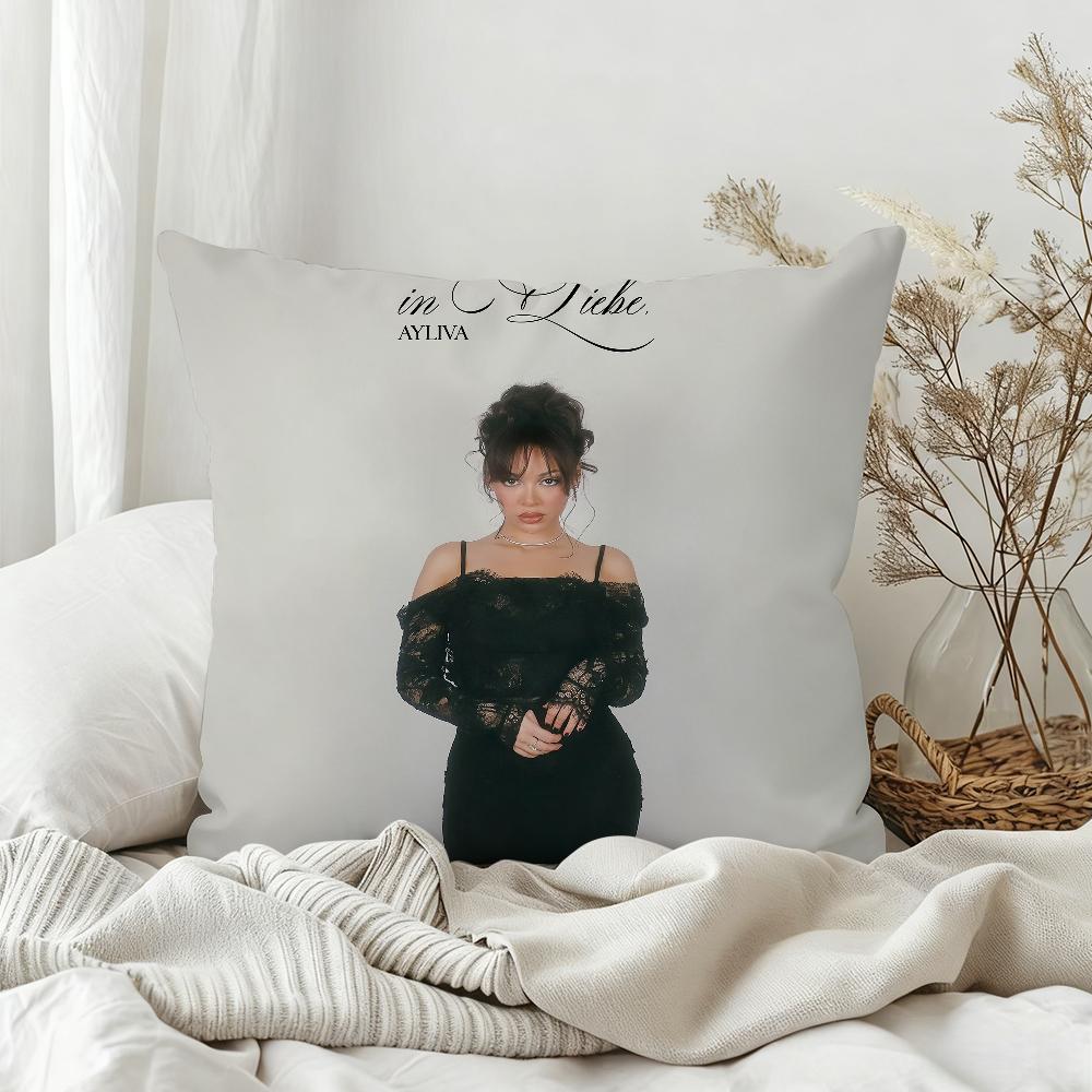 Singer Ayliva German Pillow Case Bedroom Sofa Living Room Backrest Decoration Square Cushion Nap Time