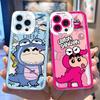 Мультяшный C-Crayon S-Shinchan Прозрачный чехол для телефона для Samsung A03S A03 A04 A05 A05S A06 A7 A12 A13 A14 A15 A16 NOTE 10 20 ULTRA Чехол