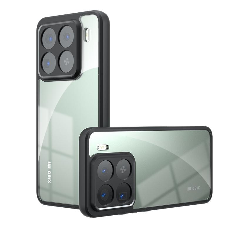Для 2025 Xiaomi 17 Pro Max 15 14 T Pro Ultra Чехол Матовый Прозрачный Жесткий Чехол Задняя Крышка Мягкий Край Защитный Ударопрочный Бампер