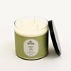Balsam & Cedar Triple Wick Glass Candle -Warm Woodsy Scented Candle for Cozy & Natural Ambiance