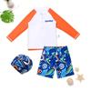 2025 Boys' Two-Piece Swimwear Set – Teen and Big Kids Swim Trunks for Hot Springs