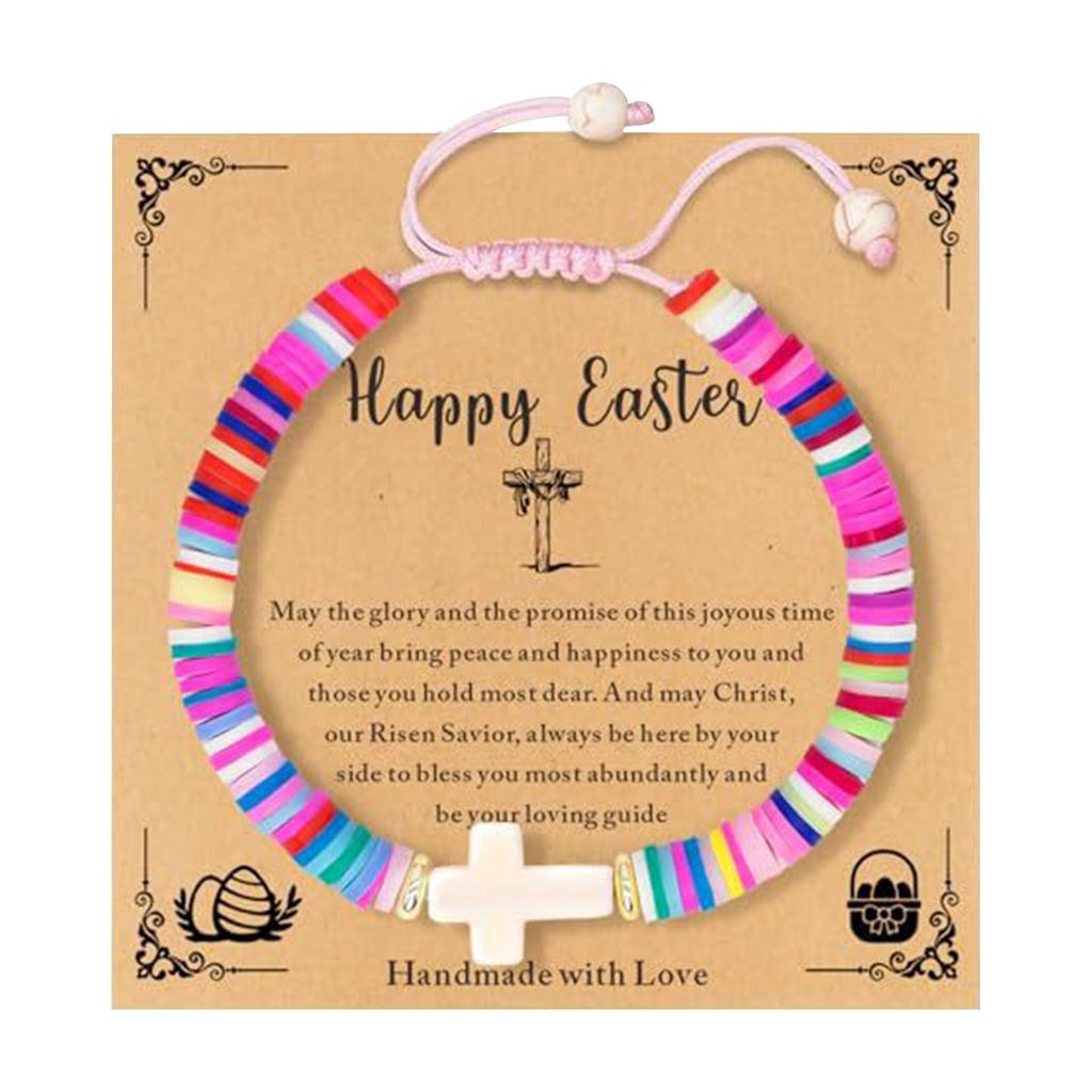 Крест Браслет Подарок на первое причастие Девочке Религия Подарок на выпускной Браслет Подарок на день рождения Девочке-подростку Модные вещи