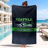 Seahawks Team Spirit Beach Towel, Quick-drying, Easy to Care for, Suitable for Both Fitness and Beach Vacations,Sports Essential
