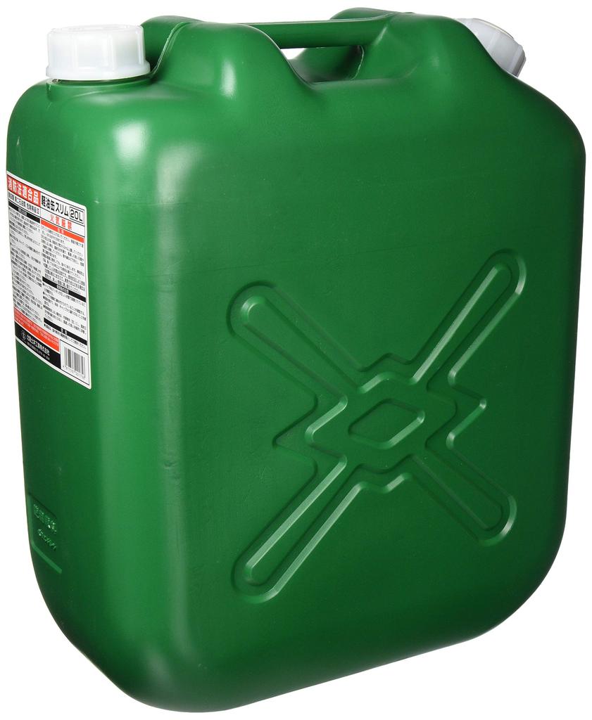 Hokuriku Doi Kogyo Hishiesu Light Oil Can Slim 20L (Fire Service Act Compliant) with Nozzle