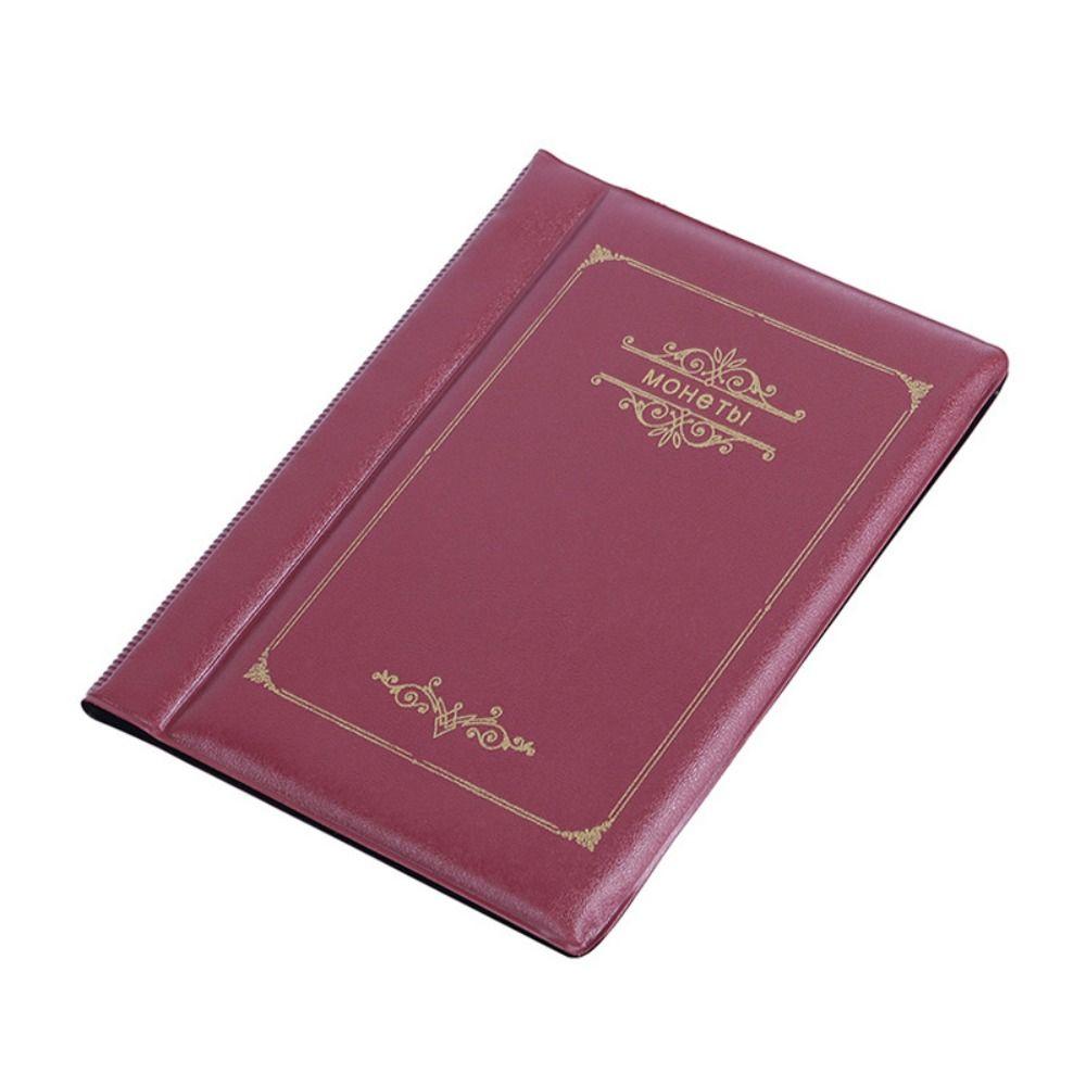 120 Pockets Money Book Commemorative Holders Coin Collection Book Coins Storage Album Coin Storage