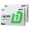 Дюжина мячей для гольфа Honma Golf D1 2024 года, модель BT2401, мячи для гольфа HONMA, 2 дюжины, 24 мяча [2 комплекта] (зеленый)