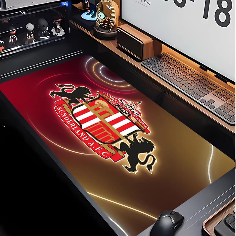 Коврик для мыши с принтом футбольного клуба Sunderland Нет?Нескользящий Резиновый Коврик для Стола Водонепроницаемый Игровой Коврик для Мыши для Ноутбука Офисного Настольного Компьютера
