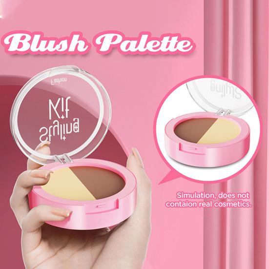 10Pcs Kids Makeup Kit for Girls Pretend Play Cosmetic Set with Eyeshadow Palette Lipstick Mirror More Washable