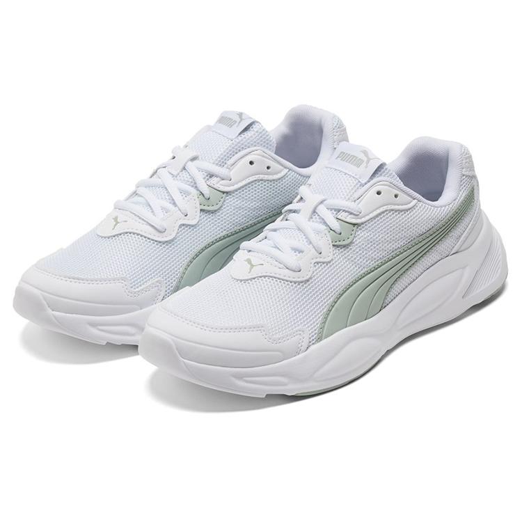Puma Бегуны 90-х Nu Wave 'Белый Серый Зеленый' (унисекс) Кроссовки 373017 21