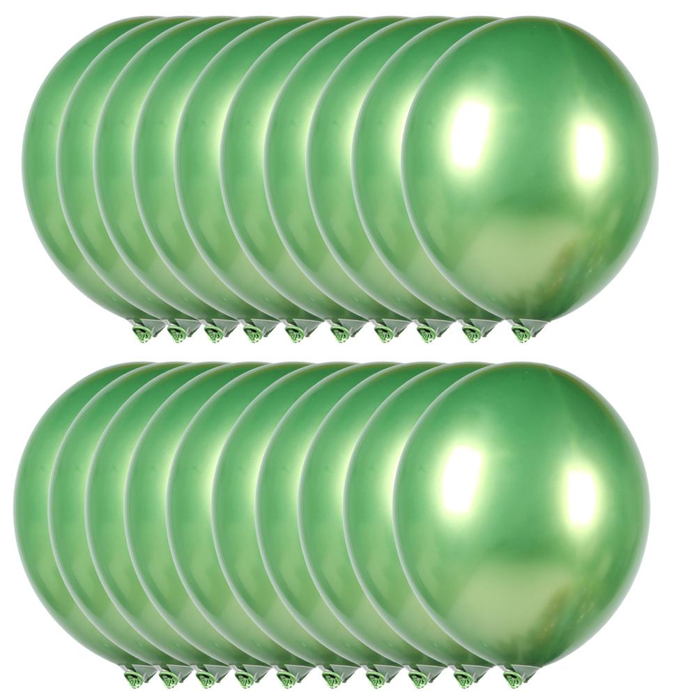 50 шт. 12'' высококачественных металлических латексных шаров из толстого хромированного сплава для взрослых, свадеб, дней рождения, вечеринок, украшений