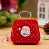 Christmas Handbag Style Tin Candy Box Mini Purse Childrens Gift Metal Case Holiday Decoration Party Favors