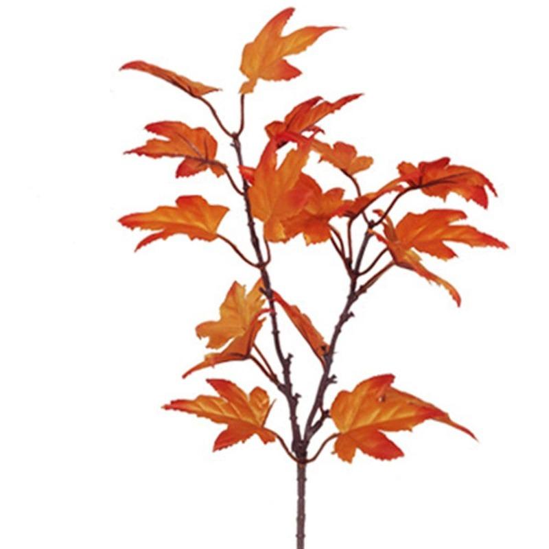 4 шт. искусственные кленовые листья ветки 39 см искусственные осенние листья растения для дома, кухни, фермерского дома, стол на День благодарения, камин, декор на Хэллоуин