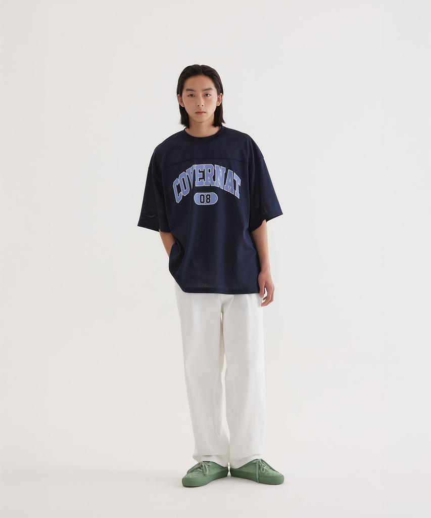 COVERNAT Arch Mesh T-Shirt Dark Navy