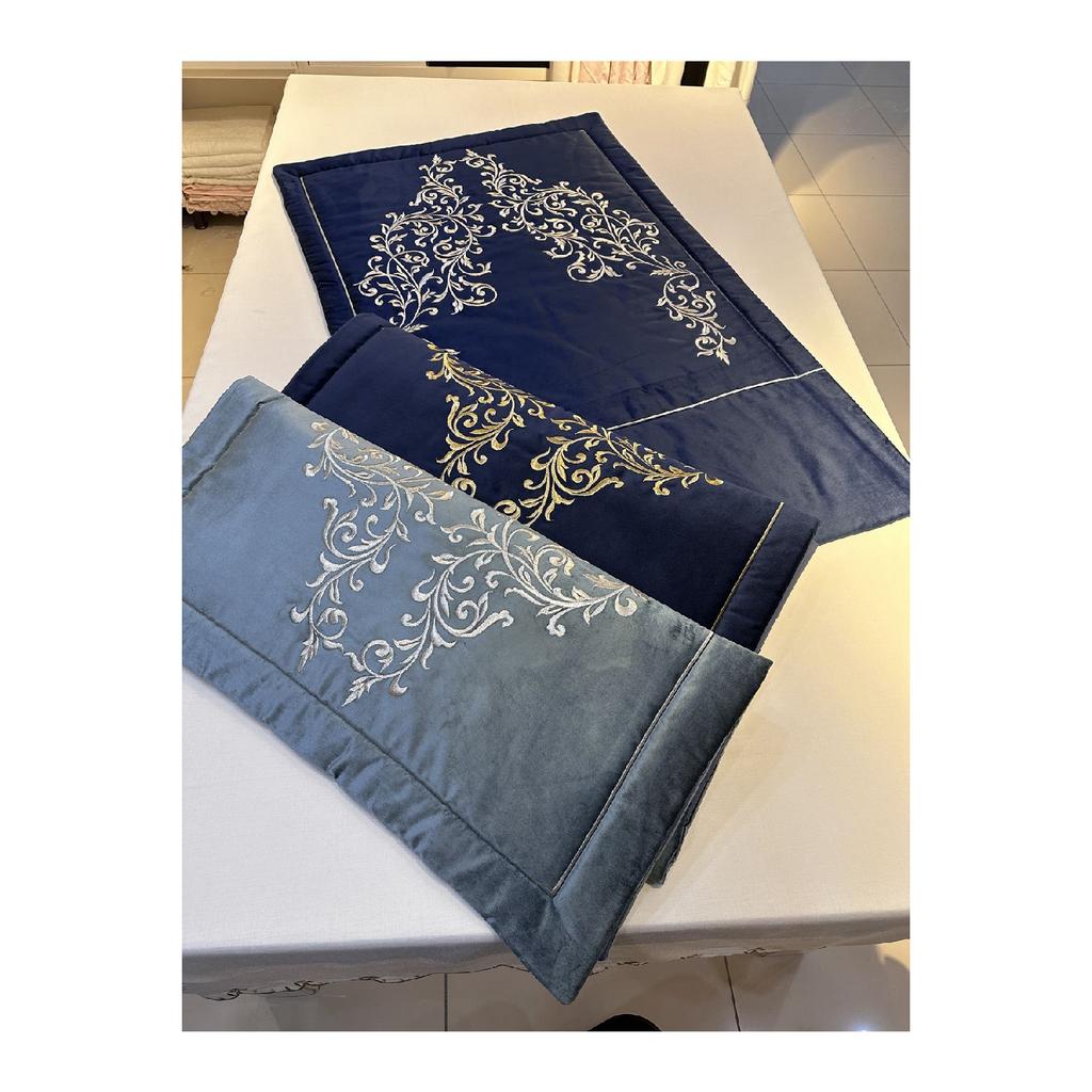 Prayer Rug, Mara Work Embroidered Fiber Silk Velvet Prayer Rug