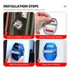 4Pcs Stainless Steel Car Door Lock Cap Cover for Jeep Renegade Wrangler JK Grand Cherokee Compass Patriot Liberty Auto Accessory