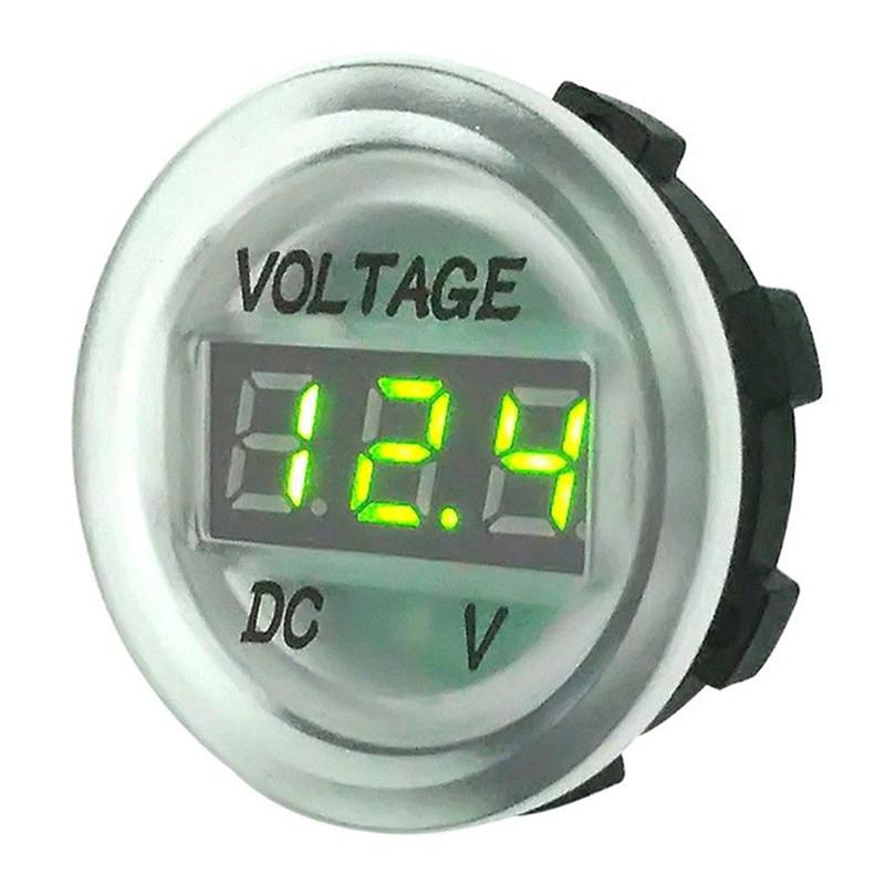 DC 5V-48V цифровой измеритель напряжения автомобильный мотоцикл вольтметр тестер напряжения для автомобиля авто мотоцикла квадроцикла лодки 12V 24V 36V водонепроницаемый
