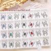 5pcs/set Nail Art Decorations Halloween Spider Nail Rhinestones  Manicurist