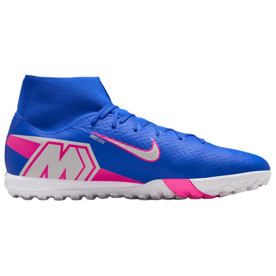 Nike Zoom Mercurial Vapor 16 Pro TF Высокий Гоночный Синий Унисекс Бутсы Белый FQ8331-446