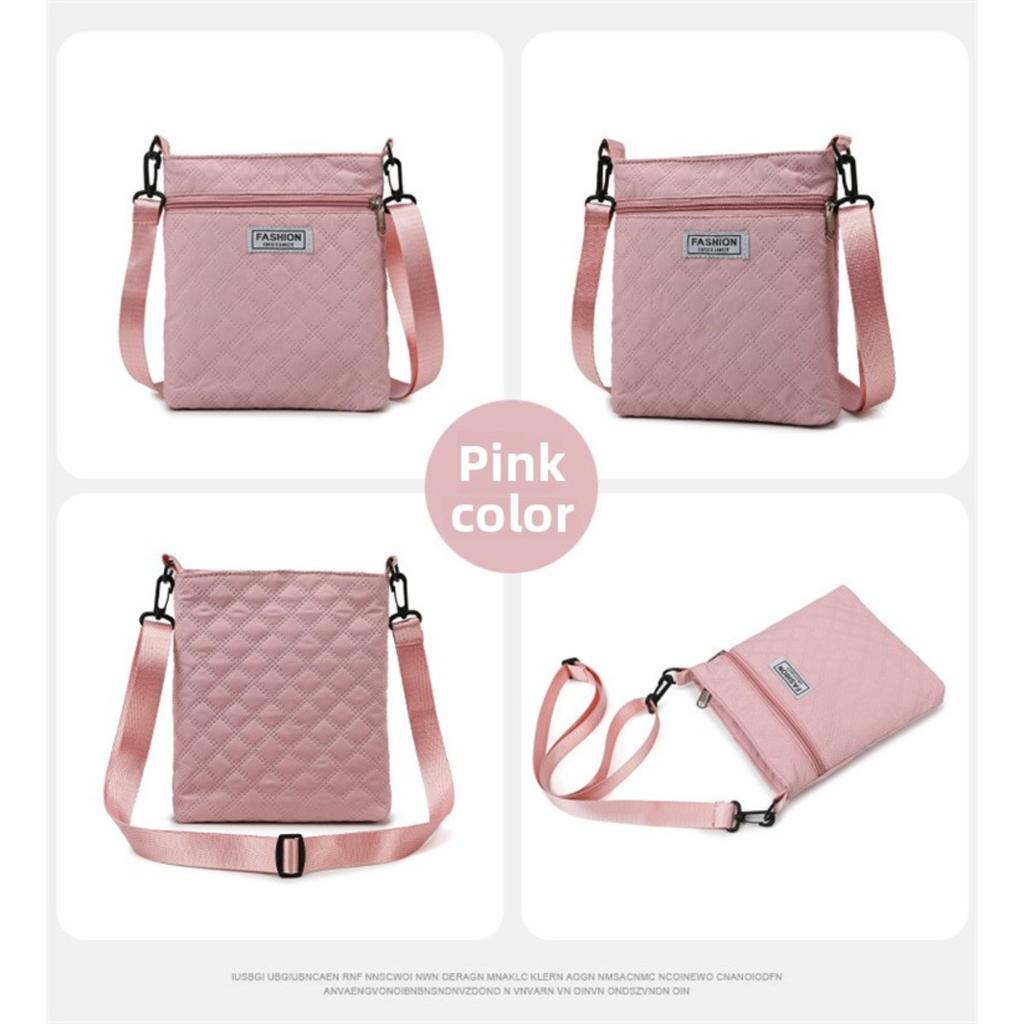 Простая однотонная сумка кроссбоди с ромбовидной сеткой для женщин, повседневная наплечная сумка, легкая и универсальная маленькая квадратная сумка кроссбоди