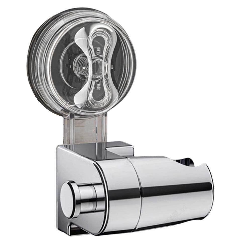 Держатель для душевой лейки на присоске без сверления, настенный, регулируемая подставка для насадки, аксессуары для ванной комнаты