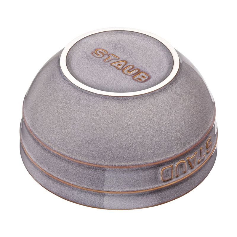 Керамическая круглая миска Staub 12 см (Античный серый)