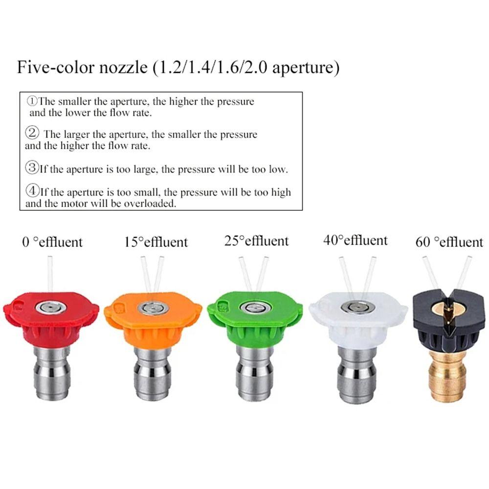 5/7 отверстий с держателем насадки 1/4 дюйма быстроразъемный распылитель для мойки высокого давления насадка для мойки
