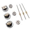 3 Sets Needle Fluid Nozzle Air Cap Kit H 827 1.4 1.7 2.0mm Stable Performance Brass Plastic Fluid Tip Size Set Up