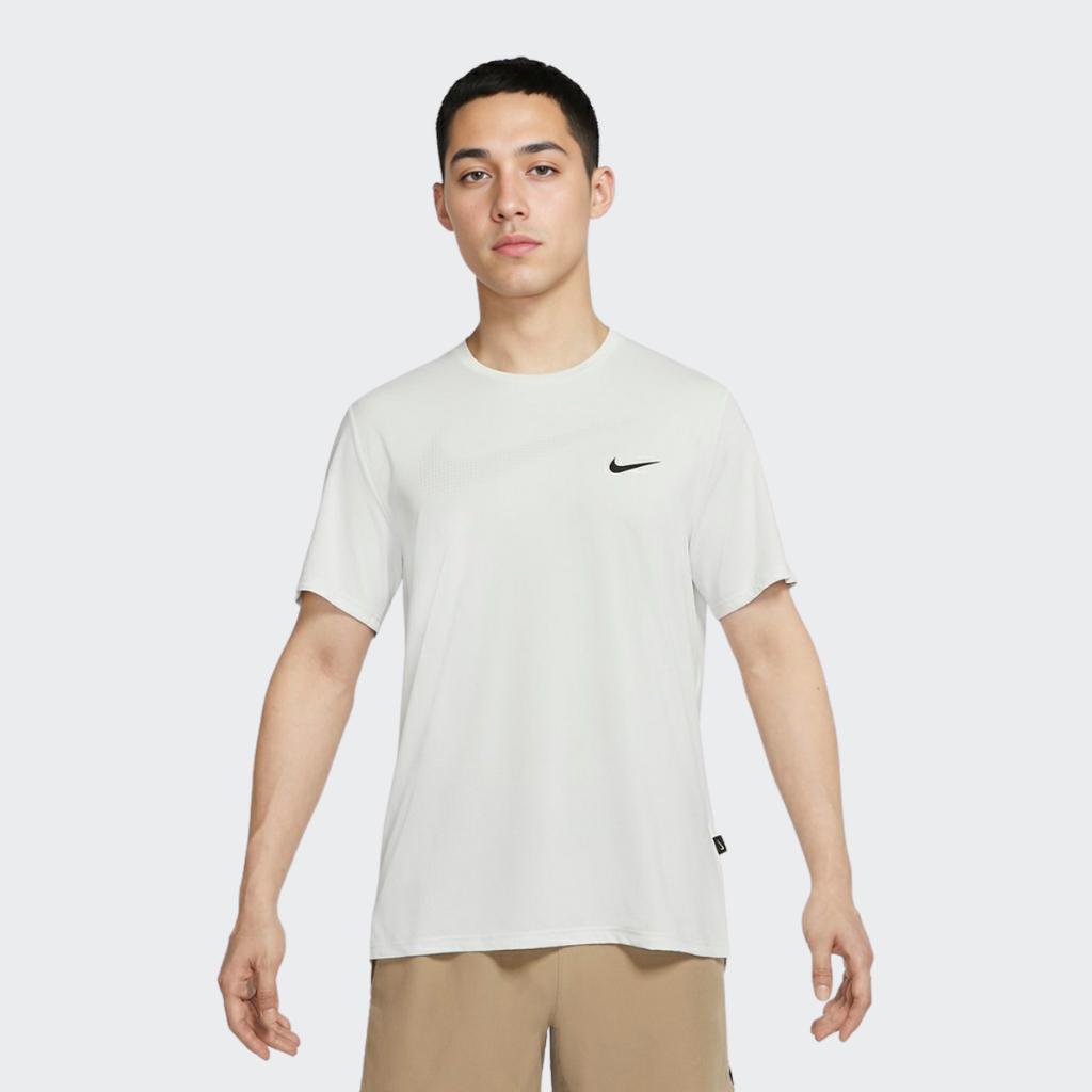 Nike Быстросохнущая тренировочная футболка с короткими рукавами Pro Dri-FIT с графическим принтом, мужские топы Summit-White DX6305-121