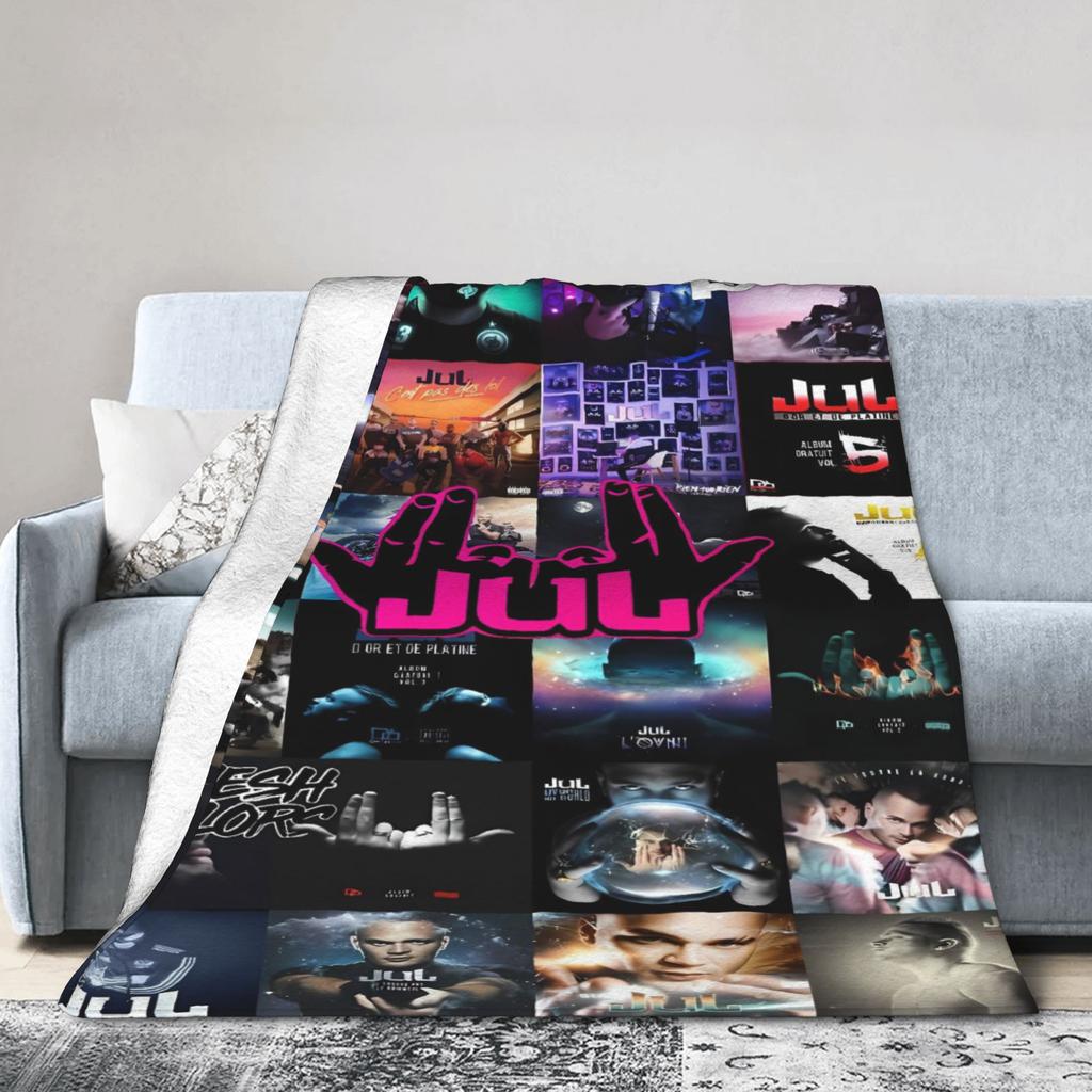 RAPPER JUL Blanket Soft Warm Funny Plush Bedding Throws For Students Outdoor Flannel Bedspread Bed Cover