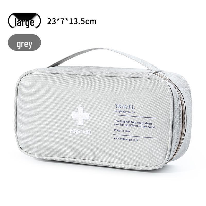 Portable Emergency Medical Kit: Compact Storage Bag for Home, Travel, and Business Trips.