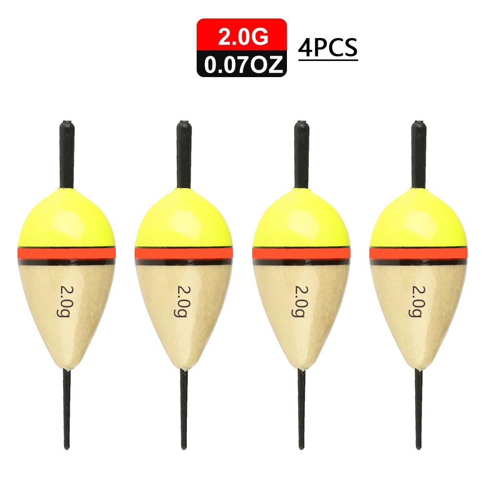FTK Набор рыболовных поплавков 4 шт. Рыболовные аксессуары Поплавки из ЭВА Рыболовные снасти Поплавки 2 г-5 г