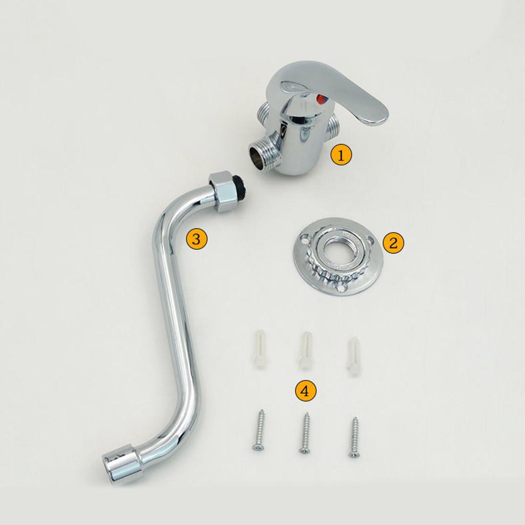 Durable Kitchen Water Mixer Single Hole Kitchen Faucet Conveniently Adjust Water Temperature to Suit Your Needs Durable