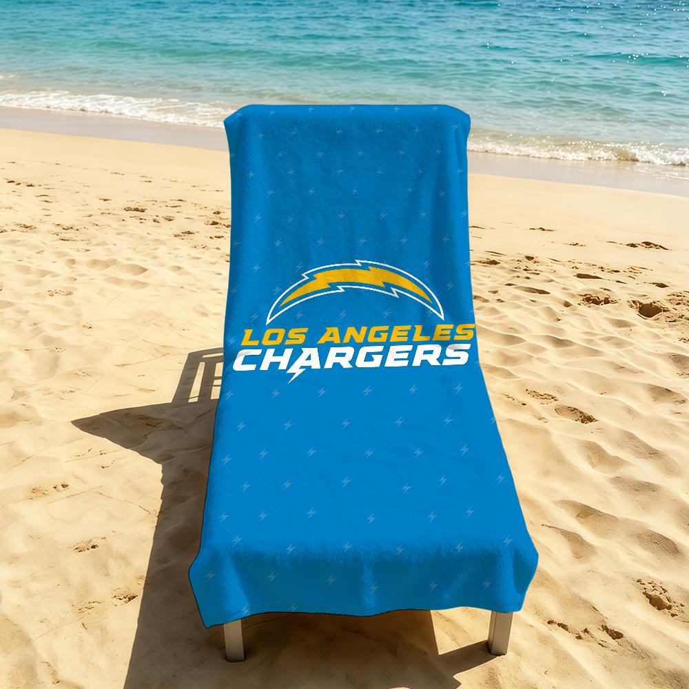 C-Chargers-ES Логотип Полотенца Для Кемпинга На Открытом Воздухе Пляжа Крутое LA Полотенце Супер Впитывающее Быстросохнущее Летнее Полотенце