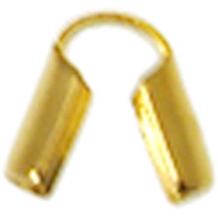 MégaCréa - Embout de chaine 3 mm Doré (lot de 10)