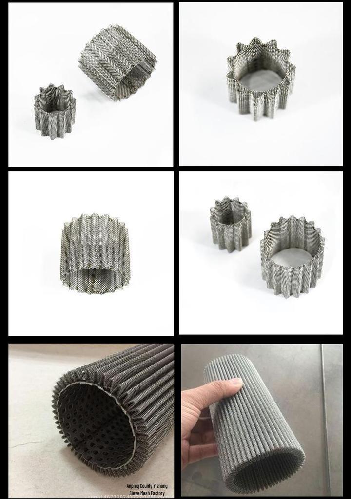 Foldable Wavy Stainless Steel Primary Air Filter Screen Sheets