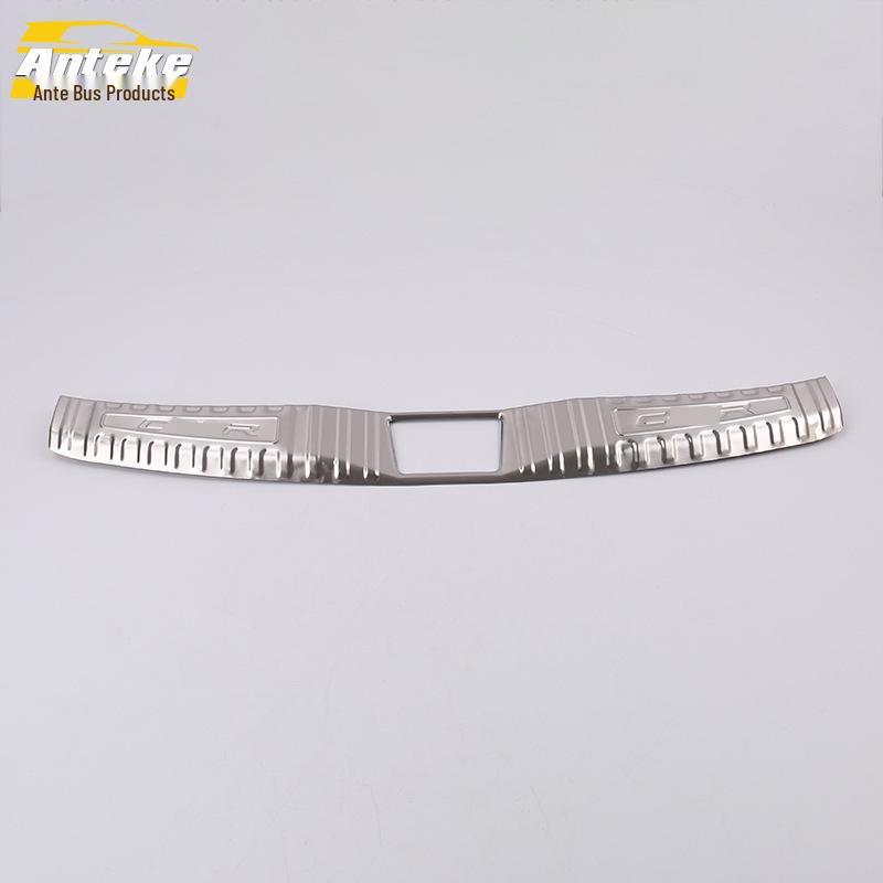 Izeh Rear Guard Plate Sequin: Stainless Steel Trunk Protection Pedal and Decorative Accessory for 18+