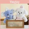 Adorable Plush Fox Elephant Doll Cozy Stuffed Toy Creative Soft Animal Gift 45cm 60cm