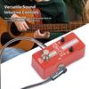 Педаль эффектов SCURU Guitar Fuzz VOL/FUZZ Versatile Sound DC 9V 6.35mm Входной/выходной интерфейс Mini