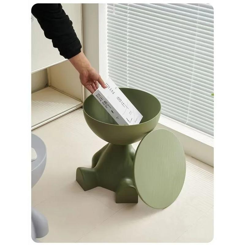 Легкий роскошный мультяшный диван-стол с краем, креативный журнальный столик с плоским изголовьем, небольшой бытовой пластиковый журнальный столик, мебель, приставной столик