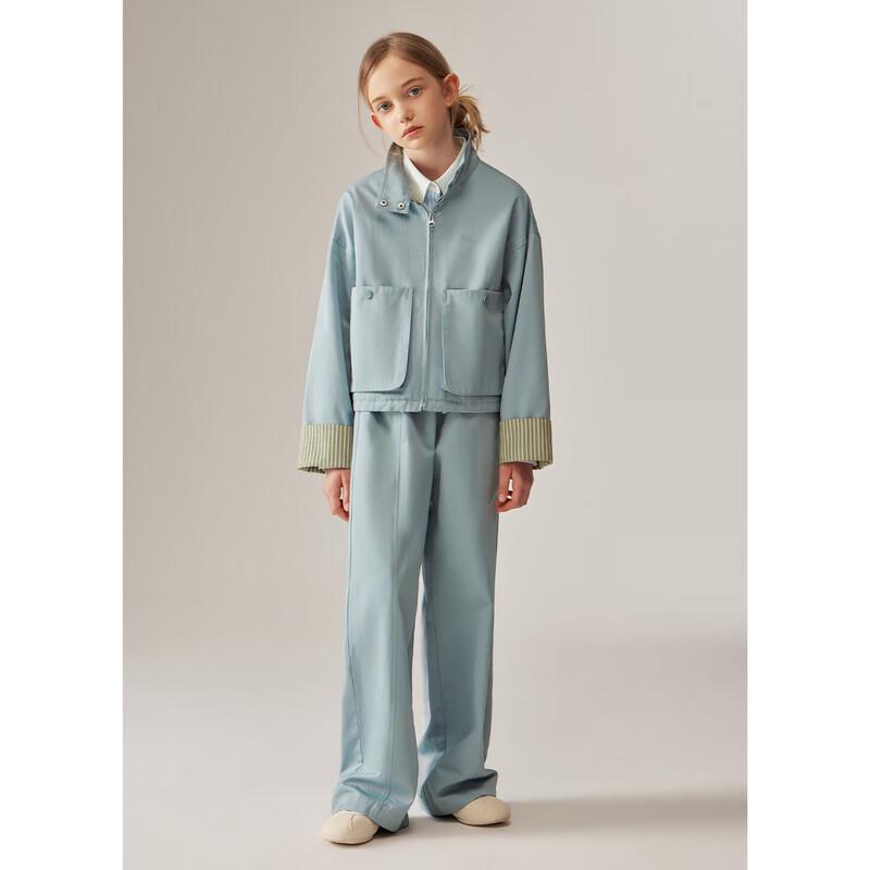 ELLE KIDS Девочки Французский Повседневный Прямые Рабочие Брюки