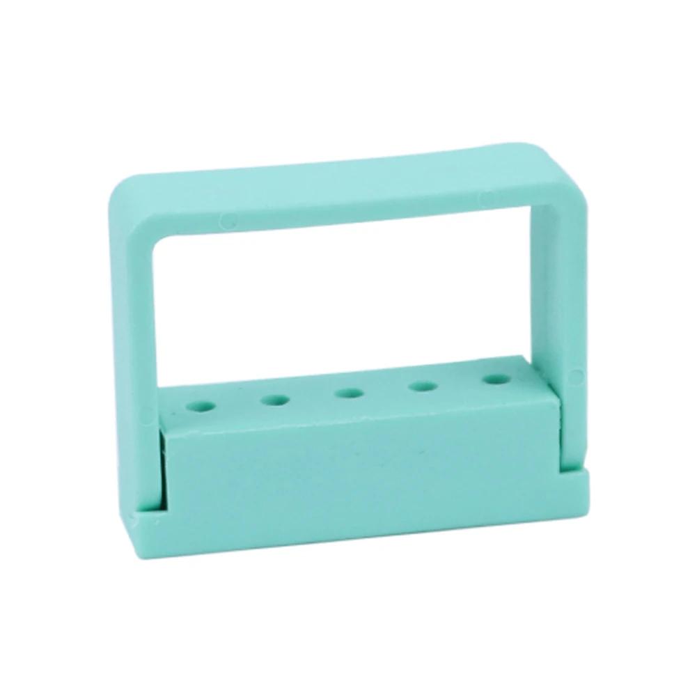 5-гнездовой держатель для боров для стоматологии, высокоскоростная автоклавируемая подставка для боров с дезинфекционной коробкой, органайзер, кейс для хранения стоматологических инструментов