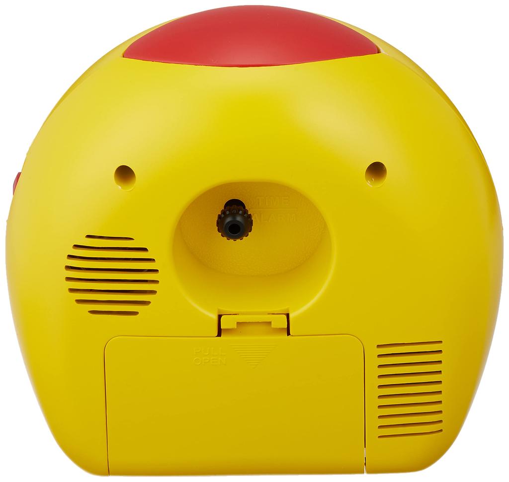 Seiko Clock Table Clock Yellow Body Size: 13.0 X 14.0 X 9.6cm Pocket Monster Pikachu Analog Switchable CQ421Y